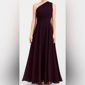 Woman’s Elegant Convertible Chiffon Plum Dress Size 10